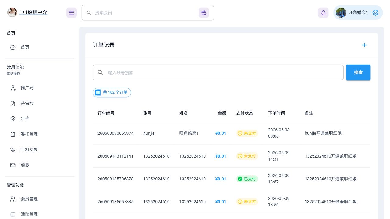 订单管理示意图